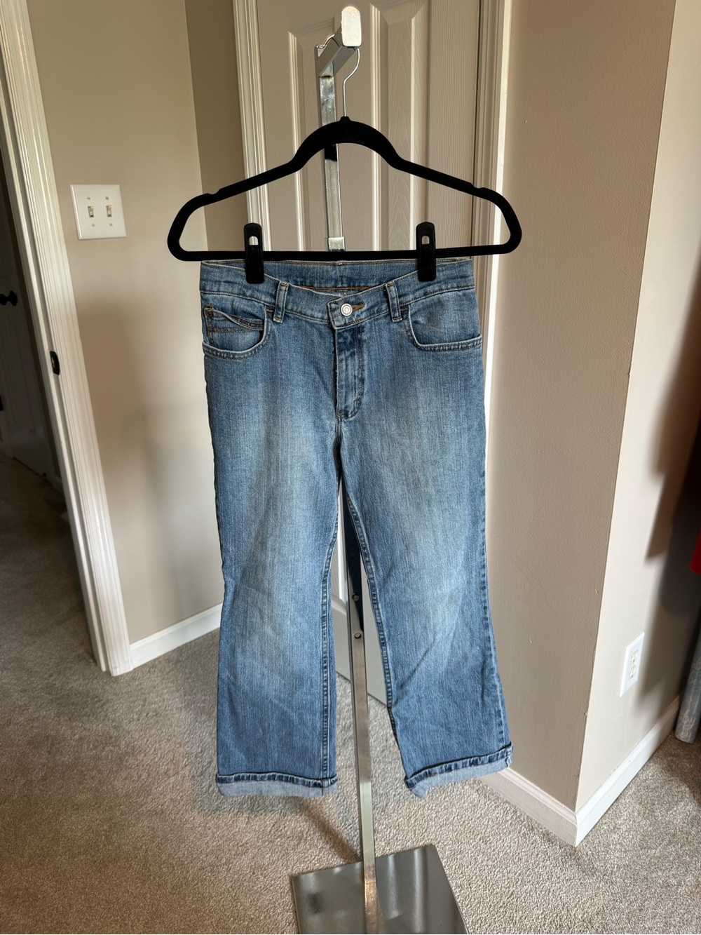 Wrangler Kids Medium Blue Straight Leg Jeans